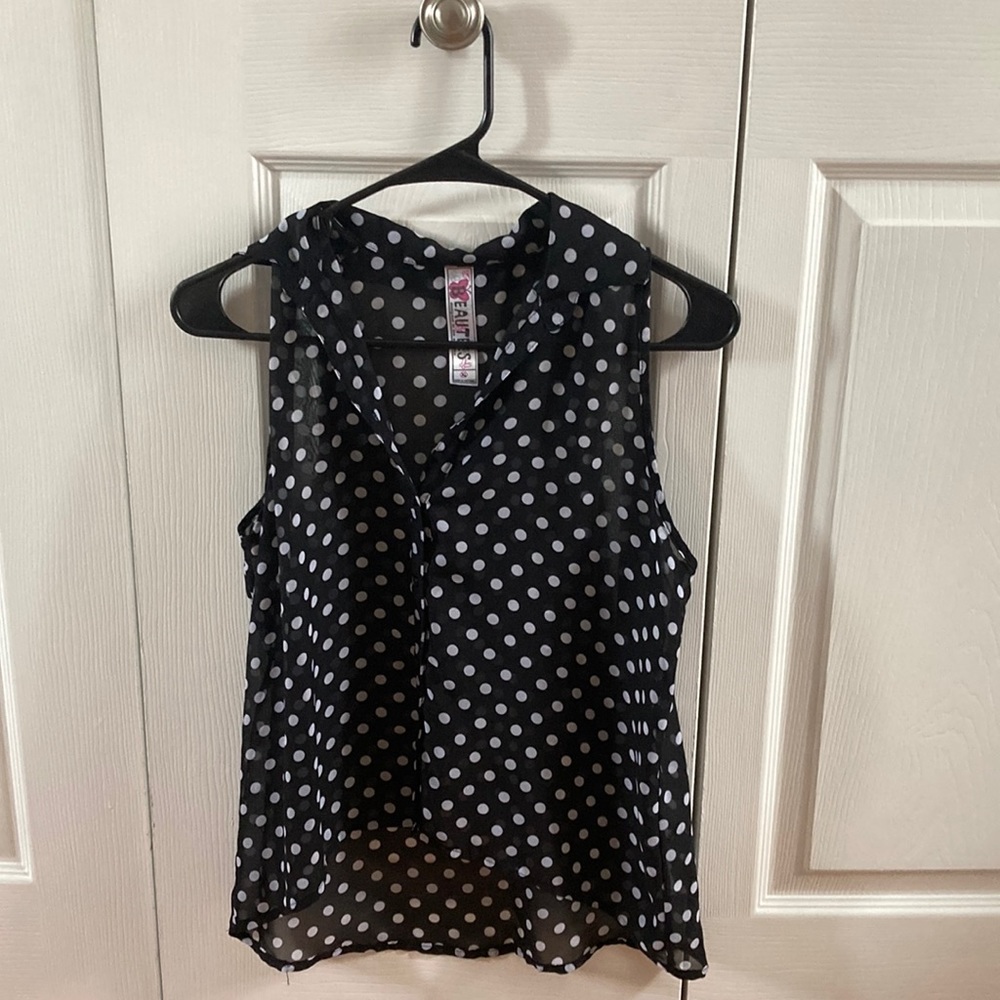 Girls XL Sleeveless Blouse